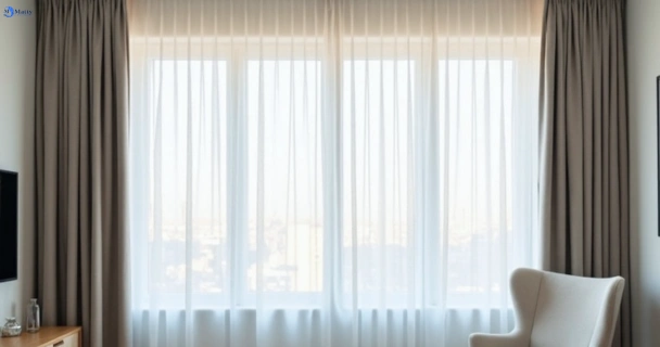 Restored vibrant drapes in casula-nsw QLD after Matty Curtain Cleaning