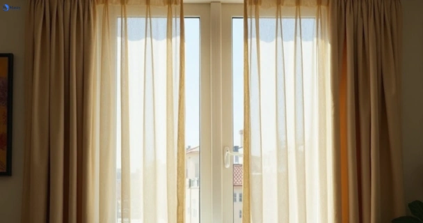 Dull dusty drapes in casula-nsw before professional cleaning